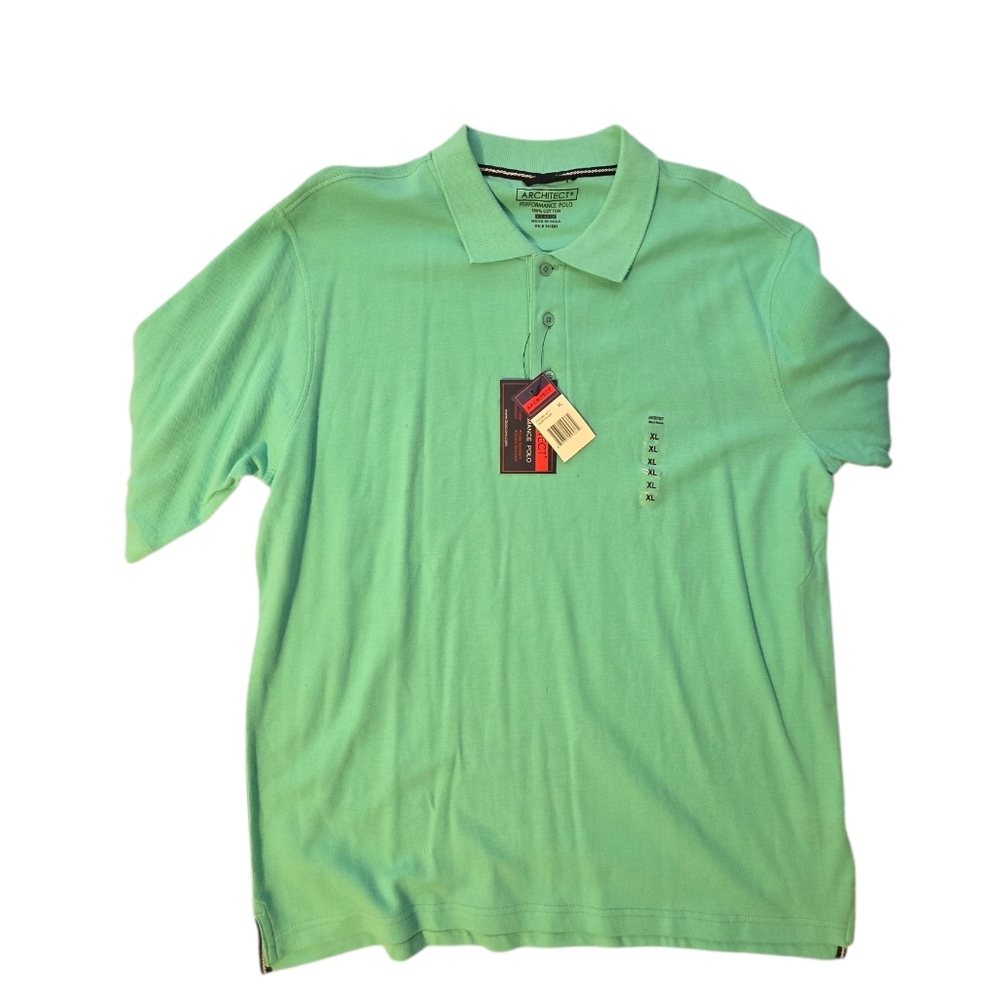 Men's Architect Green Polo Shirt